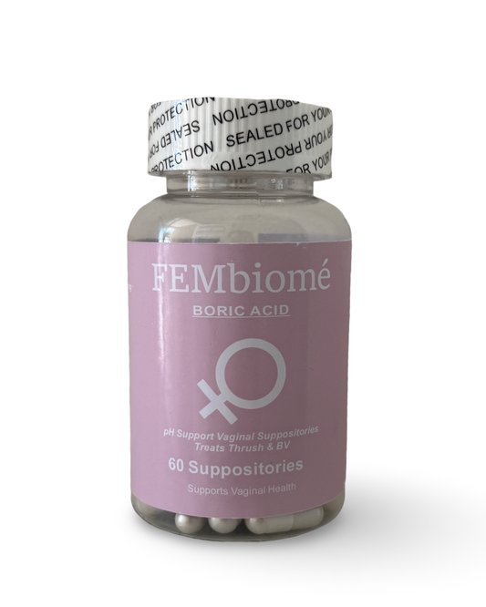 FEMbiomé Boric Acid Suppositories (PRE-ORDER) ship date 12th Oct